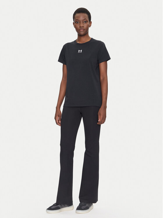 Under Armour Under Armour Koszulka techniczna Rival Core 1383648 Czarny Regular Fit