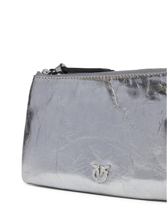 PINKO PINKO Borsetta Double Mini Al 25-26 PLTT 105359 A2OT Argento