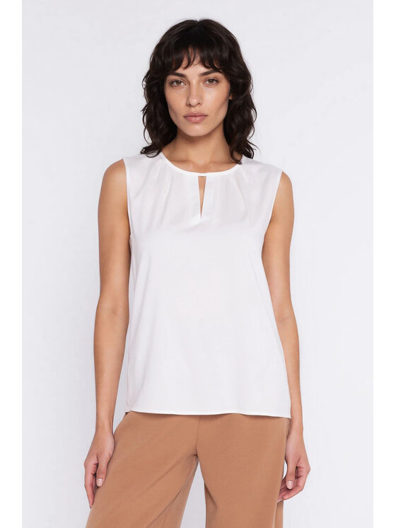 NIFE NIFE Halenka B225 Krémová Regular Fit