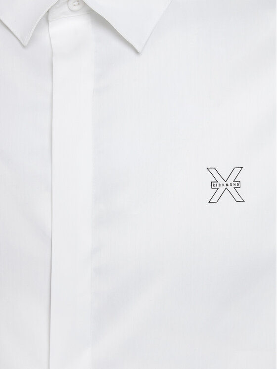 Richmond X Richmond X Сорочка Lancan UMP24105CA Білий Slim Fit