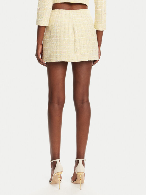 Elisabetta Franchi Elisabetta Franchi Мини пола GO-116-52E2-V420 Жълт Regular Fit