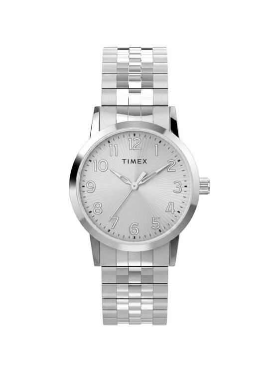 Timex Timex Zegarek TW2Y92500 Srebrny