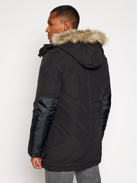 G-Star Raw G-Star Raw Parka Vodan Faux Fur D17614-A281-6484 Schwarz Regular Fit