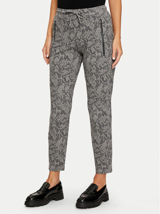 Olsen Olsen Stoffhose 14002211 Grau Regular Fit