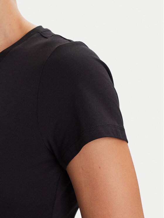 Liu Jo Liu Jo Tricou UF5264 JS923 Negru Regular Fit