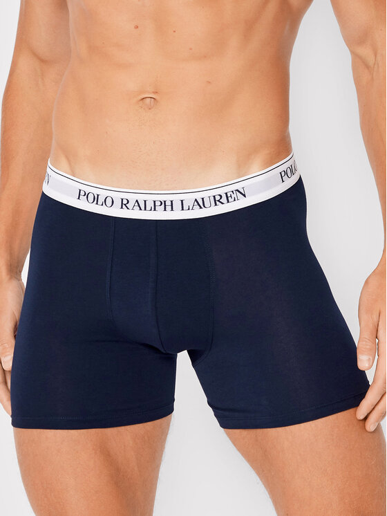 Polo Ralph Lauren Polo Ralph Lauren Set 3 parov boksaric 714830300035 Mornarsko modra