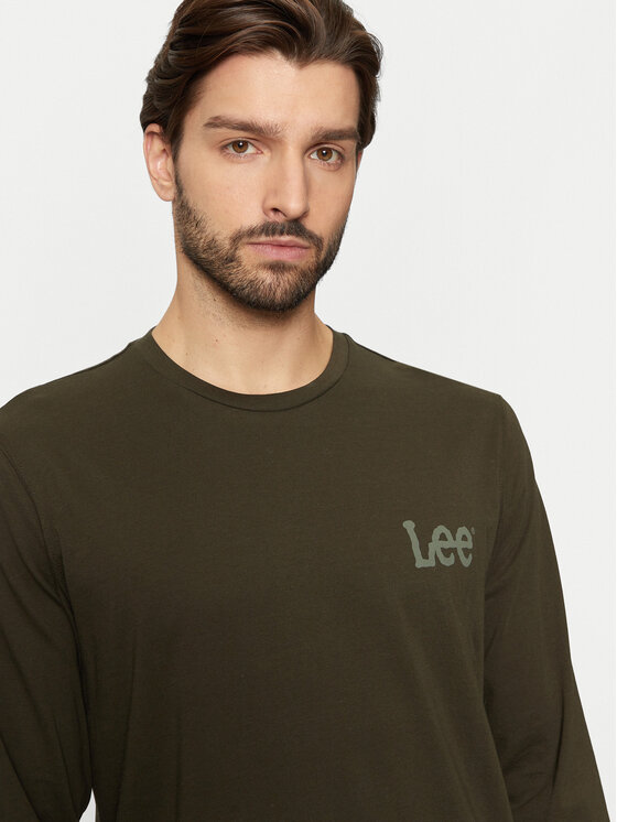 Lee Lee Hosszú ujjú Wobbly 112355592 Zöld Regular Fit
