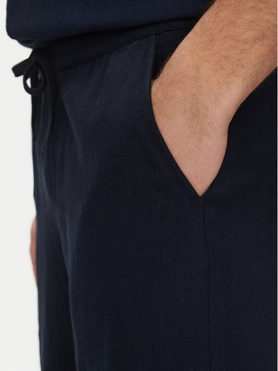 Guess Guess Bavlnené šortky F5GD00 WH4J0 Tmavomodrá Regular Fit