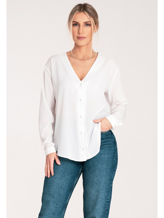 FIGL FIGL Koszula M1070 Biały Regular Fit