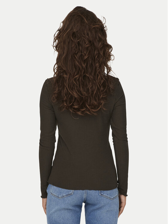 ONLY ONLY Bluse Emma 15180040 Braun Slim Fit