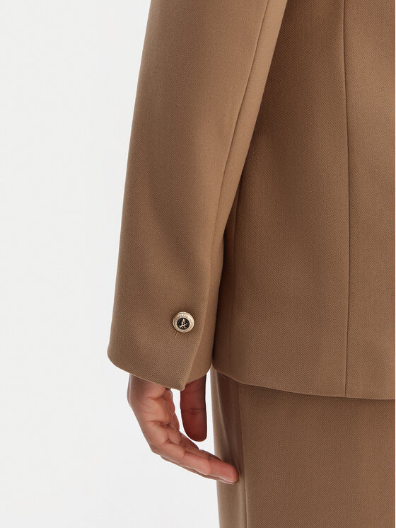 Morgan Morgan Marynarka 261-VFALI.F Brązowy Slim Fit