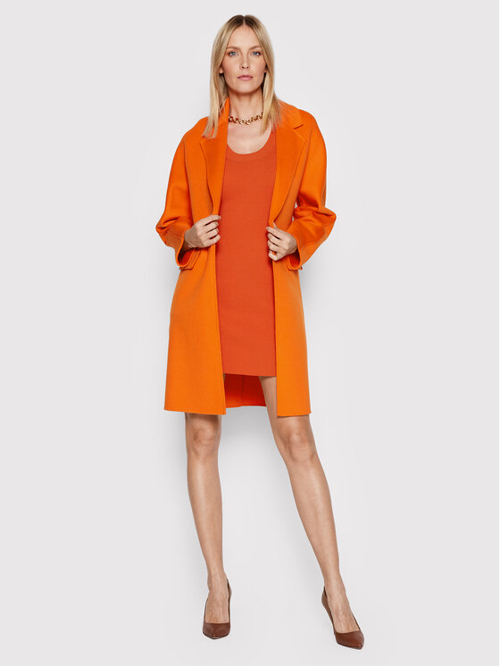 Ted Baker Ted Baker Trikotažinė suknelė Bodycon 255616 Oranžinė Slim Fit