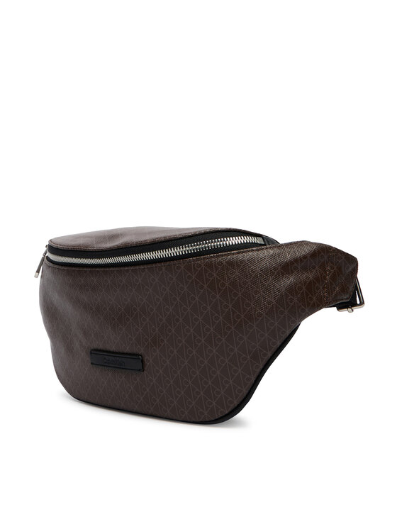 Calvin Klein Calvin Klein Övtáskák Emblem Aop Coated Waistbag LV04D3135G Barna