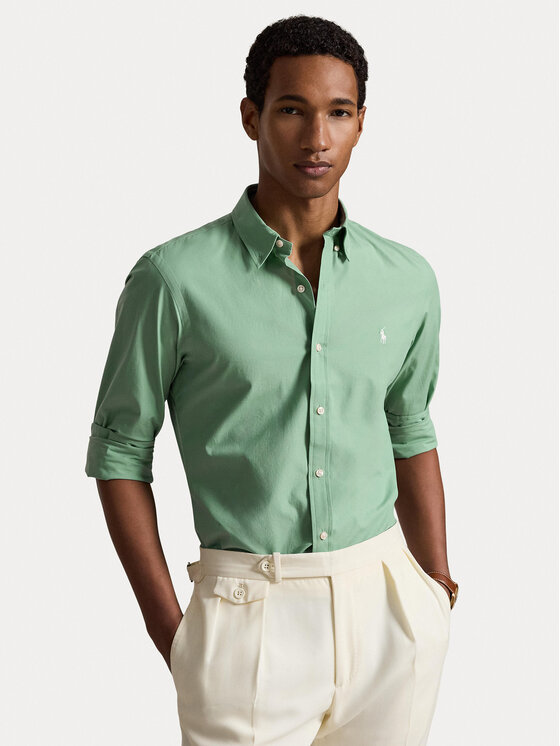 Polo Ralph Lauren Cămașă 710929348500 Turcoaz Slim Fit