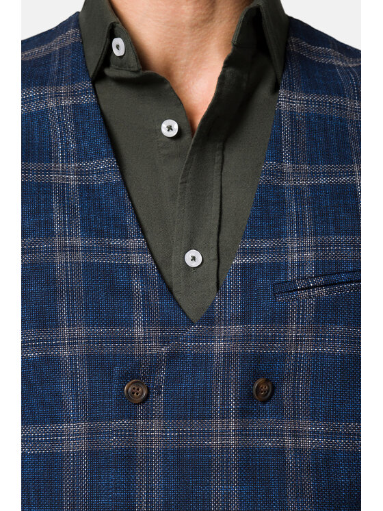Lancerto Lancerto Kamizelka Sonora KA131123000013 Granatowy Slim Fit