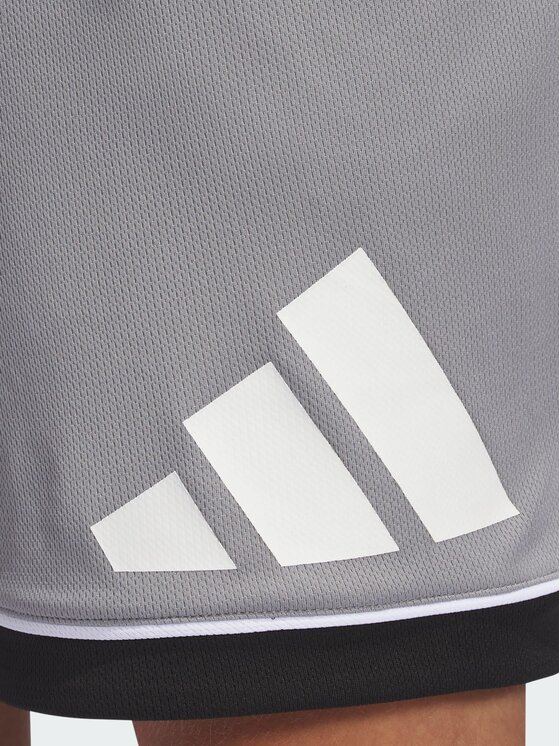 adidas adidas Szorty sportowe Basketball Badge of Sport Szary Loose Fit