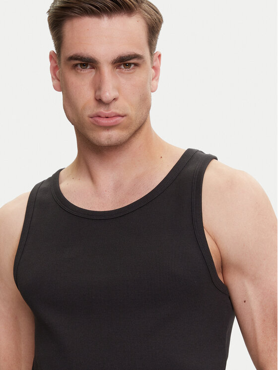 Only & Sons Only & Sons Tank top Tanner 22030217 Czarny Regular Fit