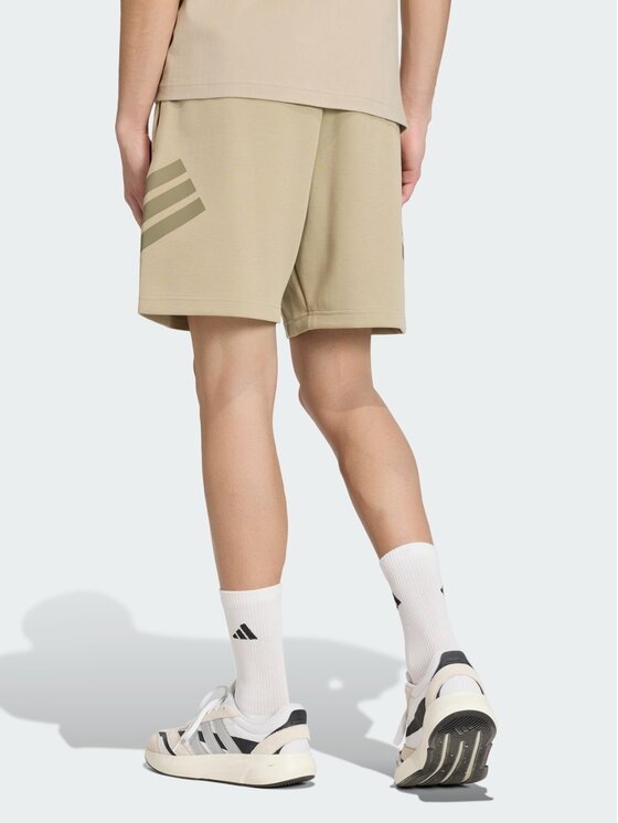 adidas adidas Szorty materiałowe 147667 Brązowy Regular Fit