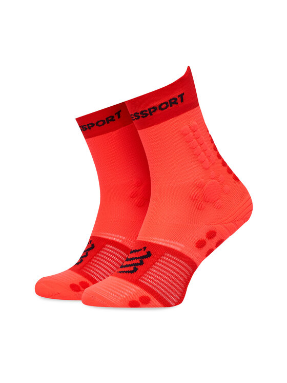 Compressport Compressport Дълги чорапи unisex Pro Racing Socks v4.0 Trail XU00048B Червен