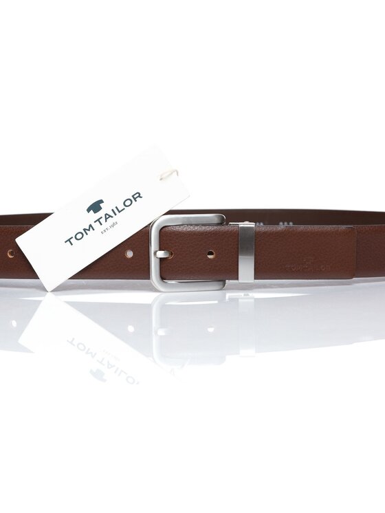 Tom Tailor Tom Tailor Pasek Męski SOPO-TT293 Brązowy