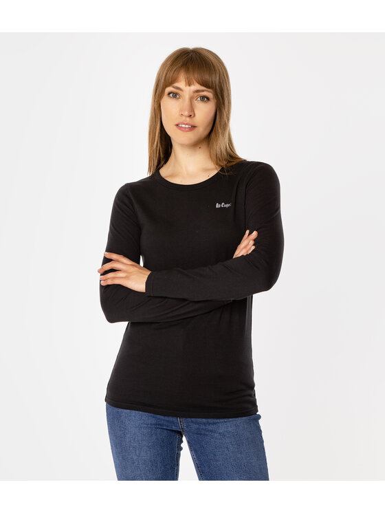 Lee Cooper Lee Cooper T-Shirt HELIA Czarny Regular Fit