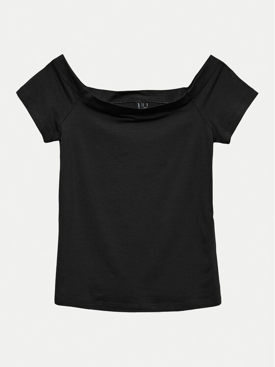 Vero Moda Vero Moda Bluzka Panda 10325598 Czarny Regular Fit
