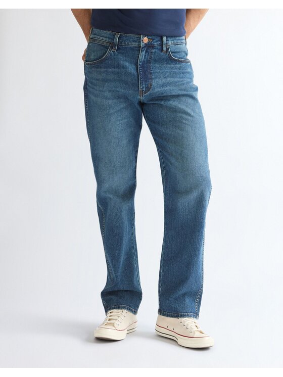 Wrangler Wrangler Jeansy FRONTIER Niebieski Loose Fit
