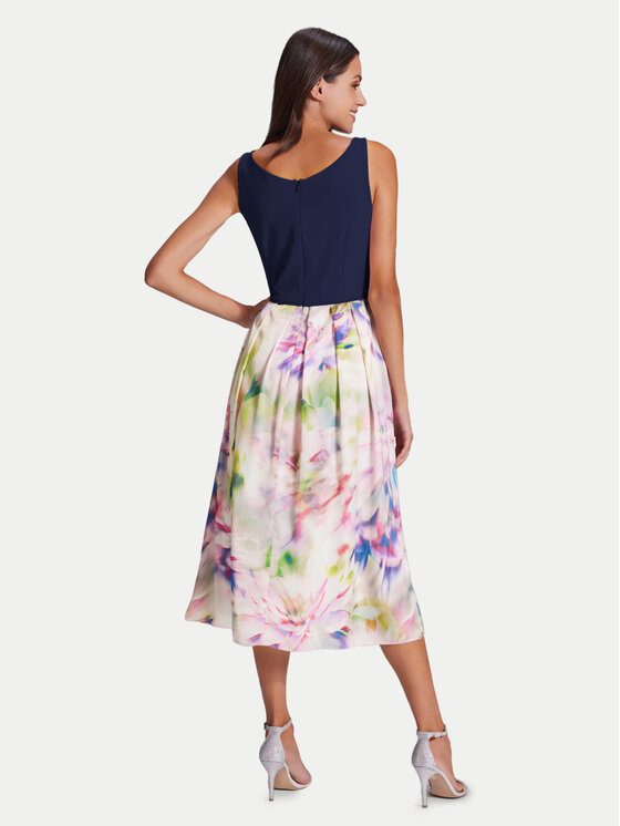 Swing Swing Coctailkleid 5AG25800 Bunt Regular Fit