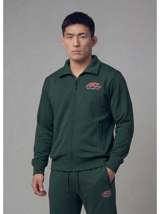 PITBULL PITBULL Bluza ADCC Nelson Zielony Regular Fit