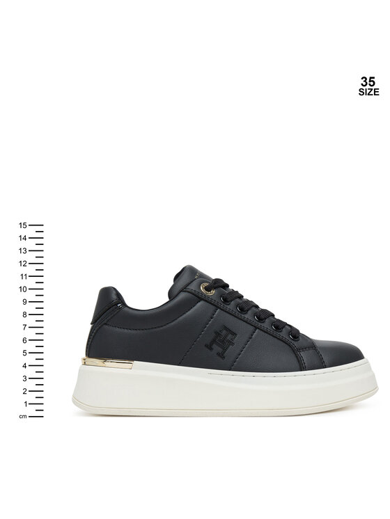Tommy Hilfiger Tommy Hilfiger Sportcipők Low Cut Lace-Up T3A9-33985-1355 Fekete