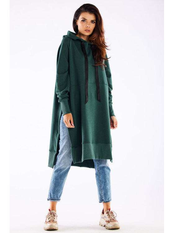 Infinite You Infinite You Bluza M279 Zielony Basic Fit