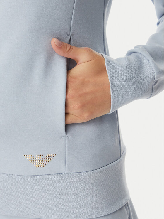 EA7 Emporio Armani EA7 Emporio Armani Світшот 8NTM43 TJ9RZ U9309 Голубий Regular Fit