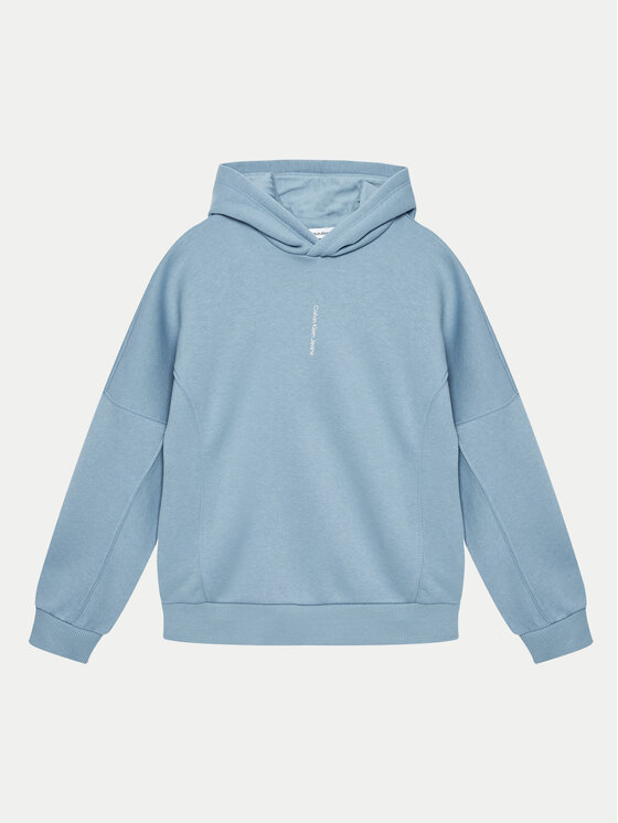Calvin Klein Jeans Mikina Mnimalistic Logo IB0IB02134 Modrá Regular Fit