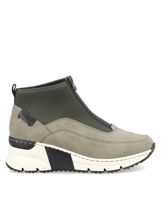 Bottes Rieker Femme N6352 - Courtes - Synthétique - Semelle RIRICON - Maroc