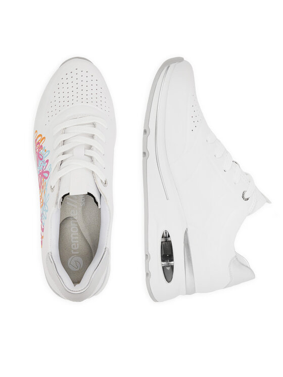 Remonte Remonte Sneakersy D2H02-80 Biały