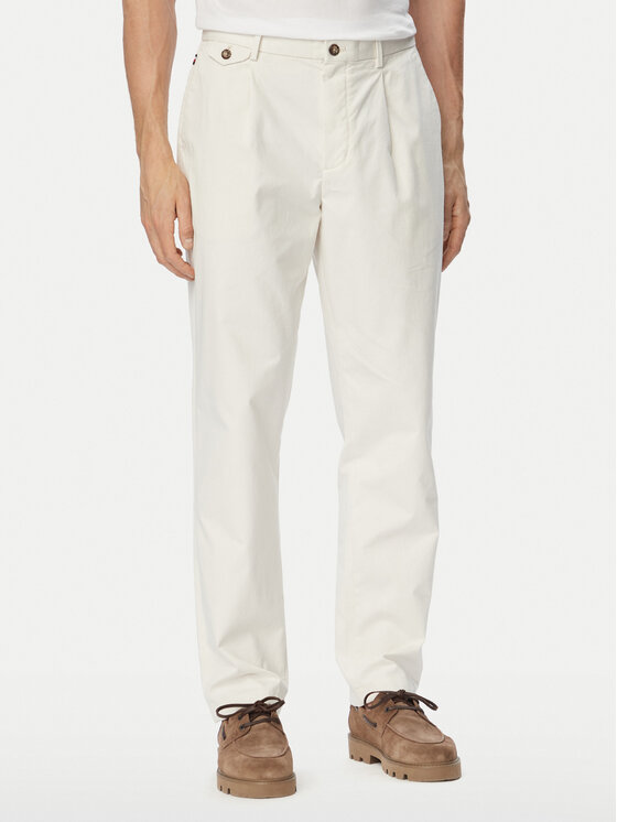 Tommy Hilfiger Tommy Hilfiger Stoffhose Harlem MW0MW43158 Hellbeige Straight Fit