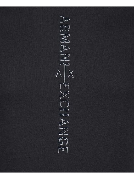 Armani Exchange Armani Exchange T-Shirt 3LZTBN ZJA5Z 1510 Granatowy Regular Fit