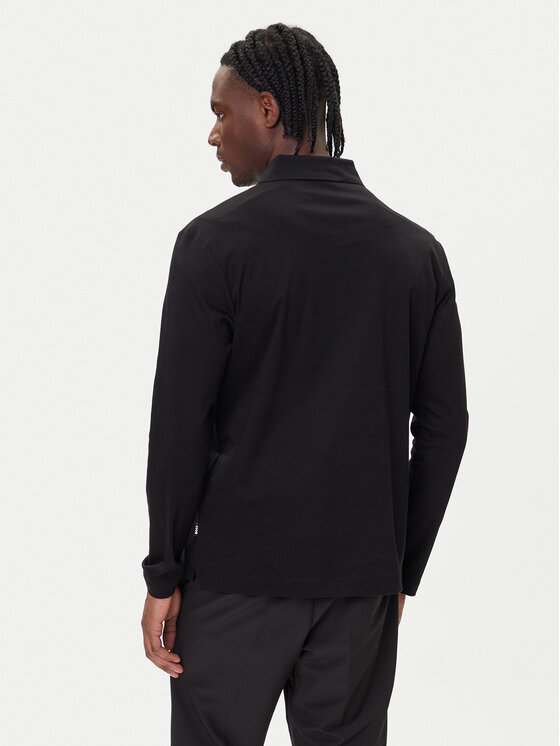 BOSS BOSS Polo särk C-Paley 01 50523917 Must Regular Fit