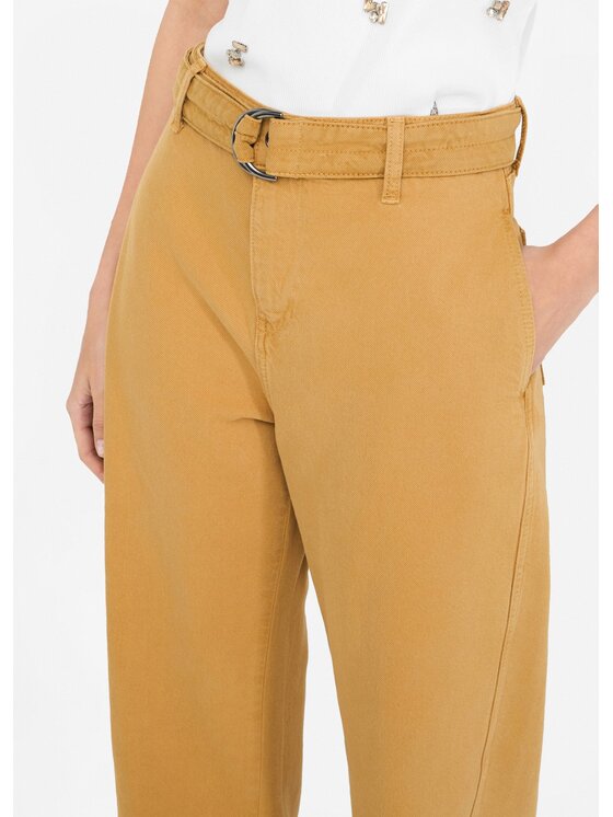 Liu Jo Liu Jo Pantaloni di tessuto MF5298T115A80939 Giallo Regular Fit