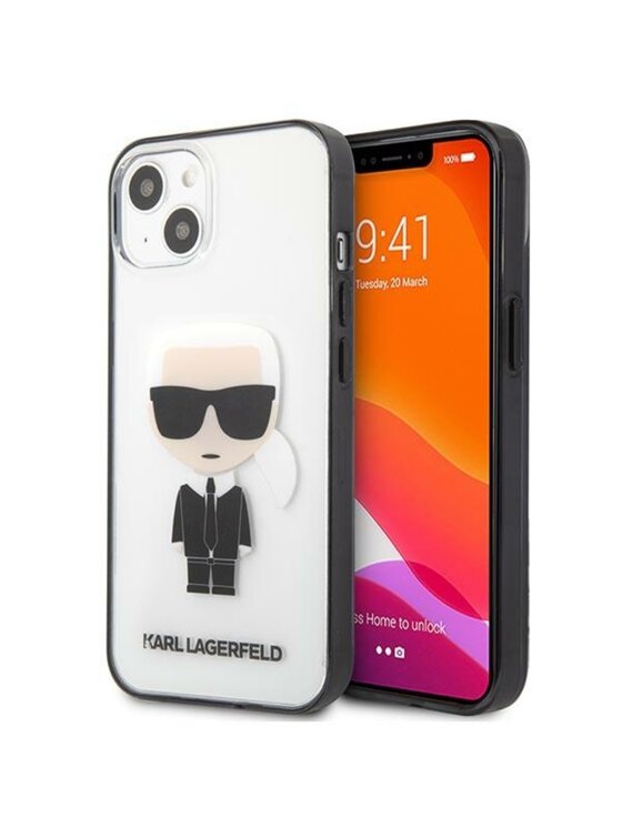KARL LAGERFELD KARL LAGERFELD Etui na telefon Ikonik Karl Przezroczysty