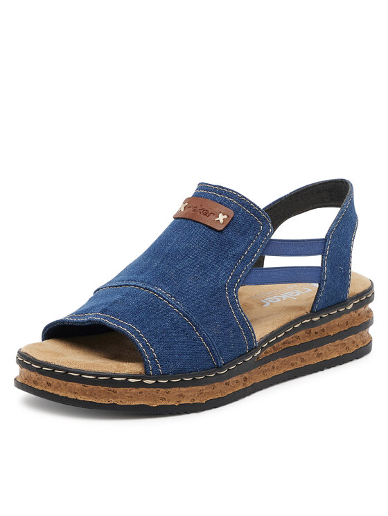 Rieker Rieker Sandales 62982-12 Tumši zils