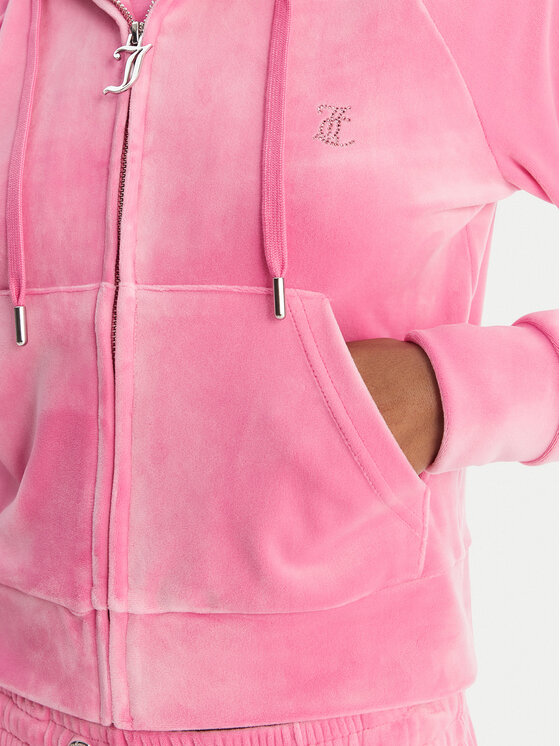 Juicy Couture Juicy Couture Pulóver Madison JCWAS126326 Rózsaszín Slim Fit