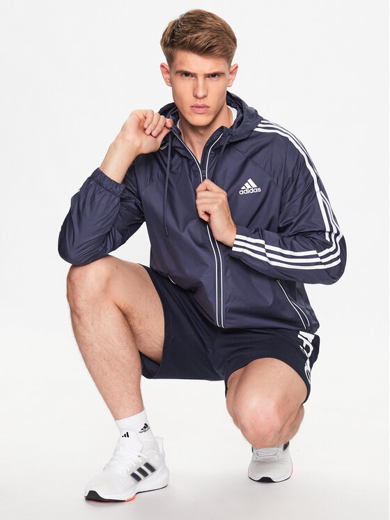 adidas Bunda pro přechodné období BSC 3-Stripes Wind Jacket HT8753 ...