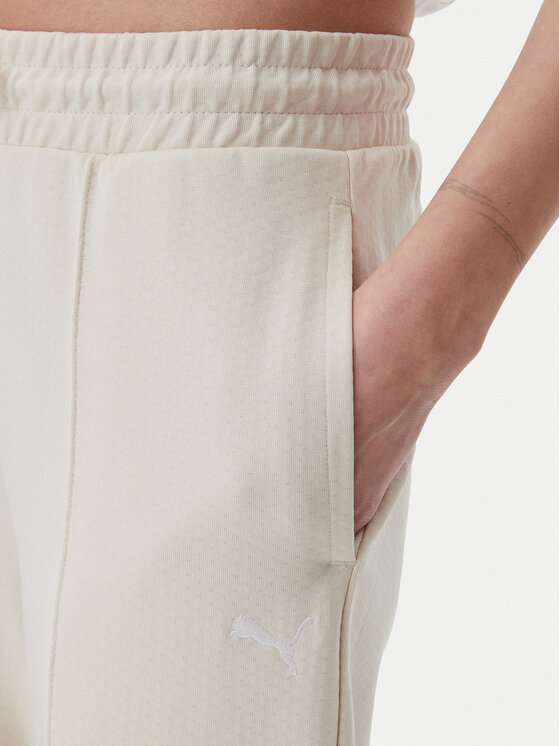 Puma Puma Donji dio trenerke Ess 629774 Bež Straight Fit
