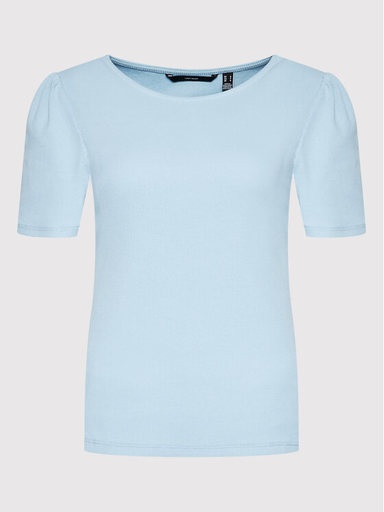 Vero Moda Vero Moda T-Shirt Natasha 10264993 Niebieski Regular Fit