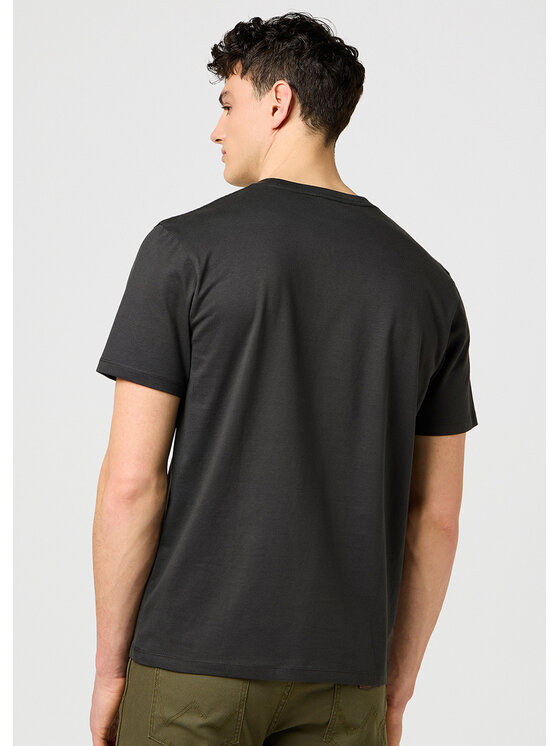 Wrangler Wrangler T-shirt AMERICANA TEE Nero Regular Fit