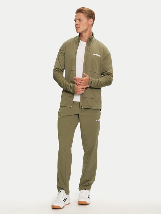 adidas adidas Outdoor hlače Terrex Liteflex Hiking IQ3510 Zelena Regular Fit