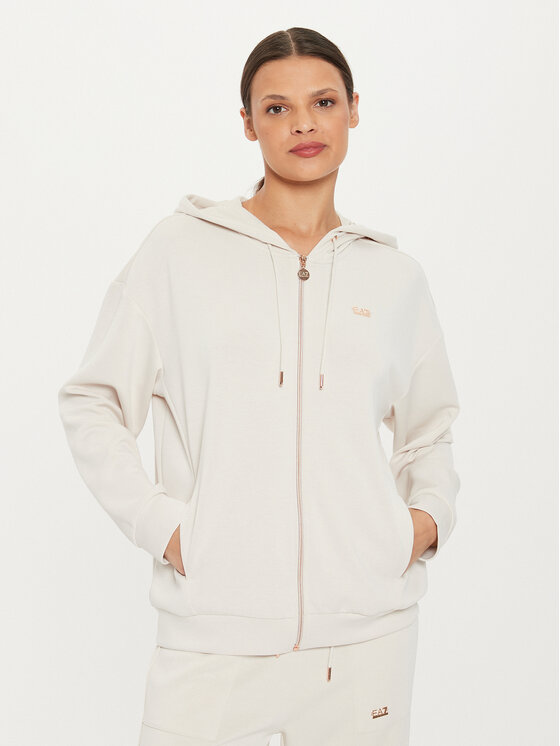 Felpa armani con zip outlet