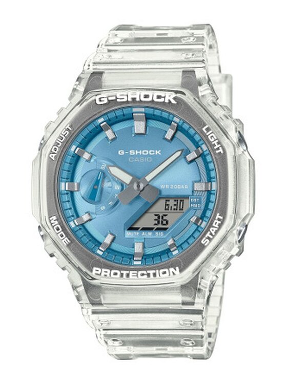 Casio Casio Zegarek GA-2100BM-7A2ER Przezroczysty