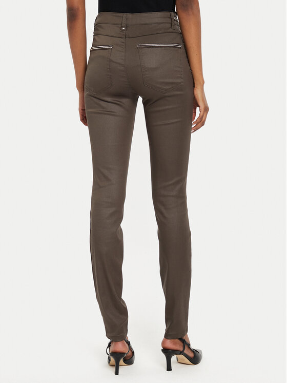 Morgan Morgan Jeans hlače 212-PALONA Rjava Slim Fit